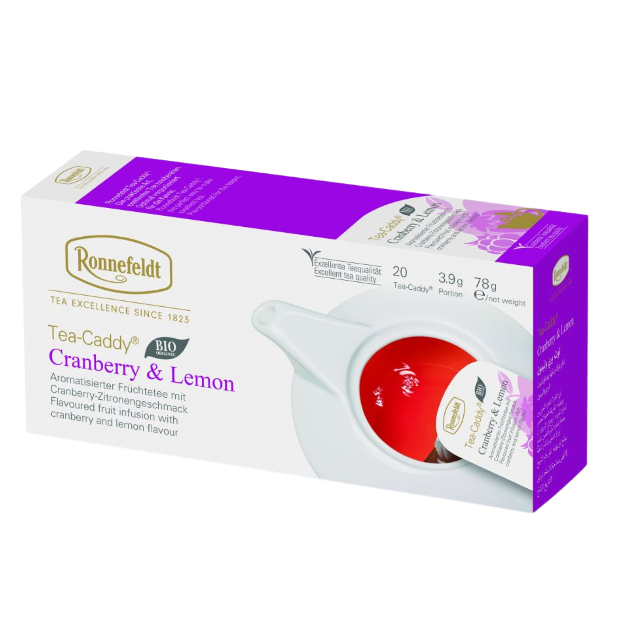 TEA-CADDY CRANBERRY & LEMON