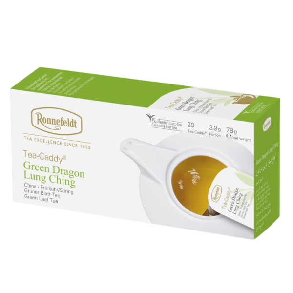 TEA-CADDY GREEN DRAGON LUNG CHING