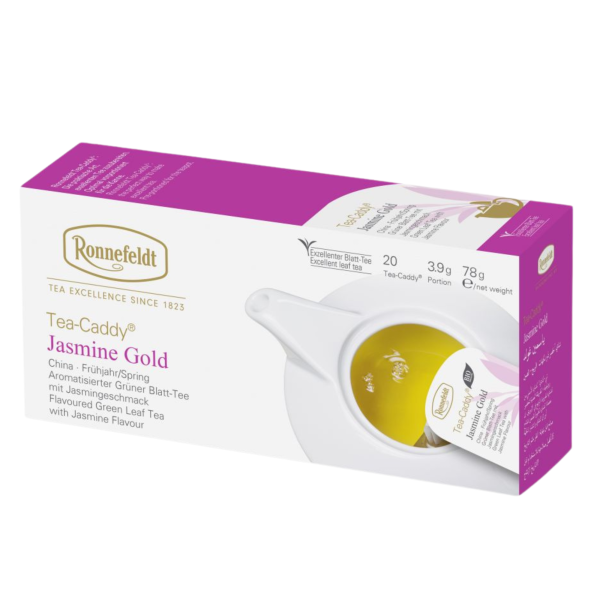 TEA-CADDY JASMINE GOLD