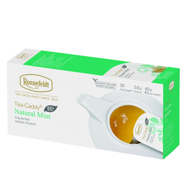 TEA-CADDY NATURAL MINT