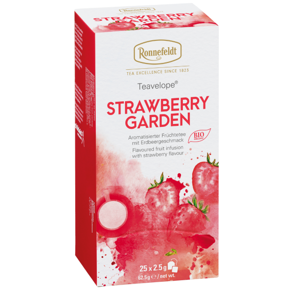 RONNEFELDT TEAVELOPE STRAWBERRY GARDEN